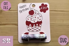 Birthday Money card | Paper cutting | Money card SVG Product Image 4
