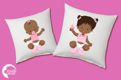 Baby Girl Cliparts, AMB-835 Product Image 3