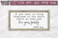 Mother Teresa SVG, If You Want To Bring Happiness SVG Product Image 1
