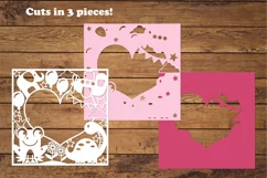 Animal, Kids paper cut design SVG / DXF / EPS / PNG files Product Image 6