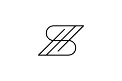 Letter S Monoline Logo Vector Design Product Image 1
