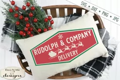 Rudolph & Co Delivery - Christmas - Retro Christmas - SVG Product Image 1