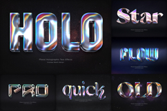 Holographic Text Logo Effects Bundle Product Image 9