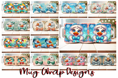 120 Duck Goose Mug Wrap PNG Bundle | 11oz 15oz Sublimation Product Image 5