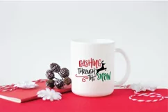 Dashing Through the Snow SVG File - Christmas SVG File Product Image 4