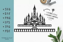 Castle Design - SVG DXF PNG EPS JPG PDF Cutting File Product Image 1