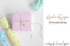Polka Dots Digital Paper Product Image 3