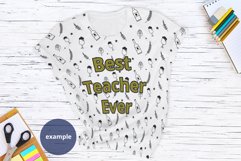Homeschool teacher t-shirt mockup, Back to school mockup Product Image 2