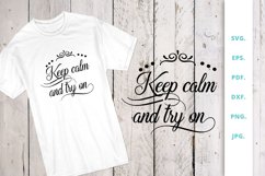 Keep calm and try on Product Image 1