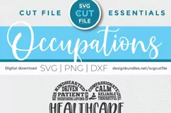 Healthcare worker svg, a health care worker svg for crafters Product Image 4