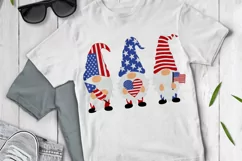 Patriotic Gnomes SVG Cut Files, 4th of July SVG, Gnome SVG, Product Image 1