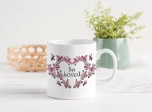 So Loved Sublimation Design | Love Heart | Valentine's Day Product Image 2