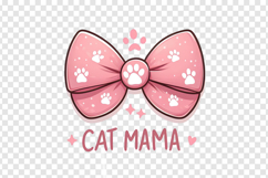 Cat mama tshirt design. Cat mama sublimation PNG clipart Product Image 2