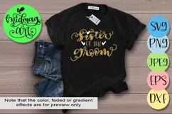 Sister of the groom svg, wedding svg Product Image 1