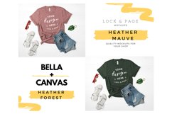 Heather Bella Canvas Mockup Bundle 3001 T-Shirt Bundle Product Image 3