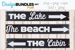 The Beach Trio SVG Set Product Image 1