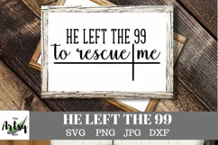 He left the 99 to rescue me, Reckless love, Christian faith Product Image 3