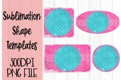 Pink and Turquoise Sublimation Templates Product Image 1