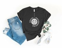 realistic bella canvas 3001 t shirt mockup PSD Template Product Image 6