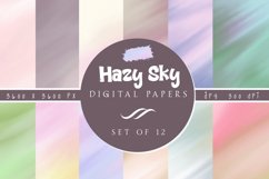 Blended Watercolor Digital Papers, Hazy Backgrounds in JPG Product Image 1
