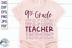 Ninth Grade Teacher SVG | Teacher Shirt SVG Product Image 1