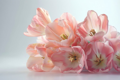 Pink Garden Tulip Background Wallpaper Product Image 1