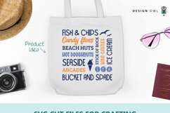 British seaside word art - Seaside SVG Product Image 3