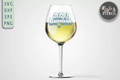 New Year 2021 Retro SVG - PNG, DXF, SVG, EPS, Cut File Product Image 6
