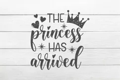 The princess has arrived SVG, Cute Baby Sayings SVG, Baby Product Image 2