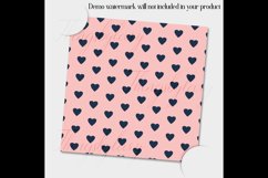 12 Bakery Digital Papers in Indigo and Blush Pink Color Product Image 3