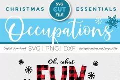 Teacher Christmas svg-a Teacher oh what fun svg for crafters Product Image 5