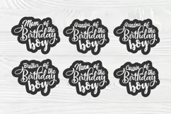 Birthday Boy SVG, Birthday Squad Svg, Family Shirt Quotes Product Image 5