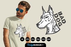 Bad Dog for T-Shirt Design Product Image 1