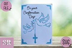 Confirmation insert card | Paper cutting | Cricut Joy card Product Image 3