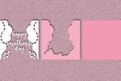 Mothers day layered papercut 3 - svg eps ai png pdf Product Image 2