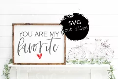You Are My Favorite Svg, Hand Lettered Svg, Cricut Designs Product Image 1
