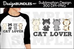 Cat Lover Sublimation Design Product Image 1