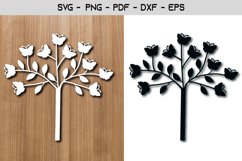 Butterfly Tree Paper Template Design Product Image 1