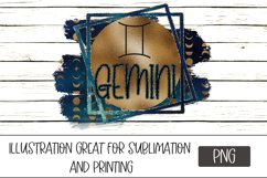 Sublimation Zodiac Sign PNG Design Product Image 1