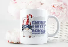 Gnome Sublimation Gnome Sweet Gnome America PNG Product Image 2