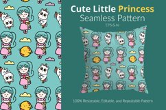 Cute Little Princess - Seamless Pattern Product Image 1