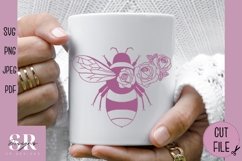 3D Rose Bee| Vinyl cutting | Bee SVG Product Image 3
