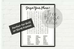 Forget Your Phone SVG DXF PNG jpeg Forgot Phone Word Search Product Image 2