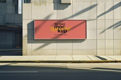 Sign Board Mockup on Building Wall Product Image 1
