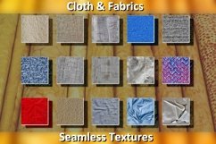 15x Seamless texture patterns of cloth and fabrics Product Image 1