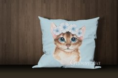 Watercolor Cats. PNG set Product Image 4