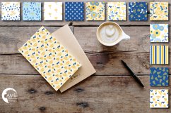 Yellow Floral Surface Patterns, Floral Papers, AMB-1418 Product Image 2