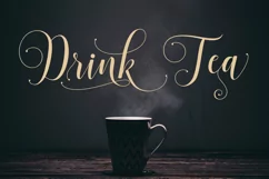Sadhira Script Calligraphy Typeface - Free Font of The Week Product Image 7
