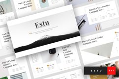 Estu - Clean PowerPoint Template Product Image 1