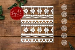 Christmas Pattern No.2 - SVG EPS DXF PNG PDF JPG Cut File Product Image 1
